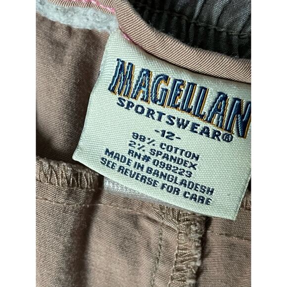 Magellan Sportswear Khaki Crop Cargo with Camo Cuff Pants 12 - Picture 6 of 8